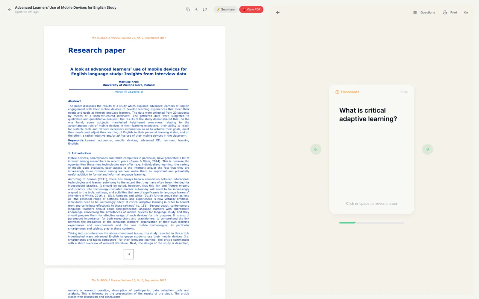 DueToday Flashcards